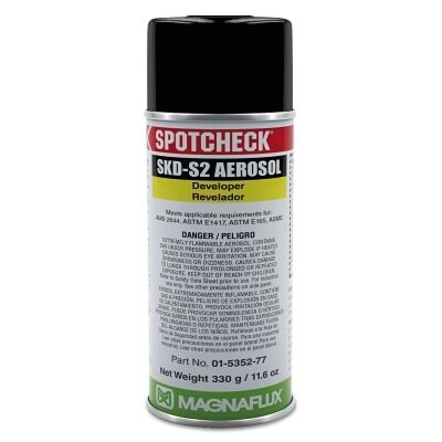 Spotcheck® SKD-S2 Solvent Developer – 11.6 oz Aerosol | Magnaflux NDT Inspection Spray