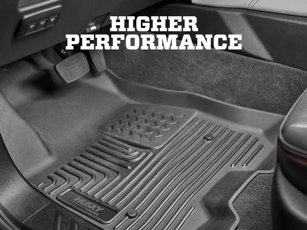 Husky Liners 95901 Weatherbeater Front & Second Seat Floor Liner for Chevrolet Silverado 2500, Black