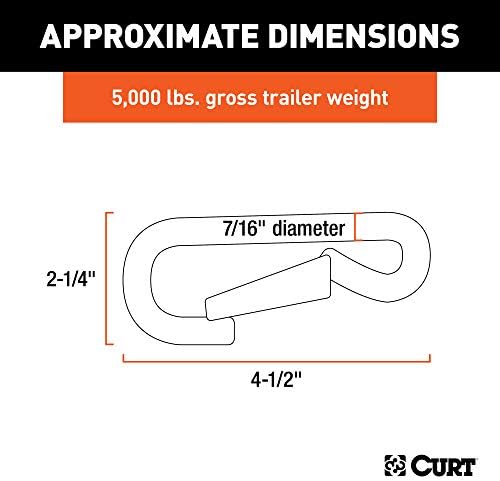 Curt Manufacturing Class 2 3500 GVWR Trailer Hitch Receiver with Safety Latch - Part 81271