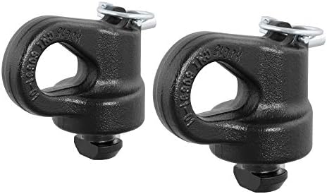 Curt Manufacturing OEM Compatible Safety Chain Anchor Kit for Ford and GM Titan Models (Part #60691)