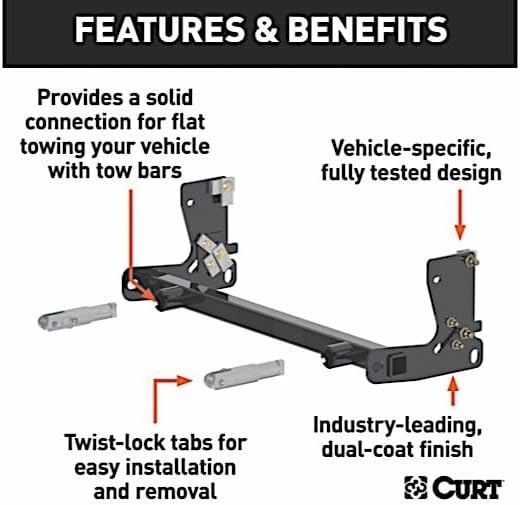 Curt Manufacturing 70129 20 C Jeep Gladiator Custom Tow Bar Base Plate