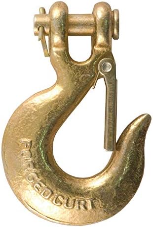 Curt Manufacturing 81550 5/16 Inch Grade 43 Clevis Safety Latch Hook * 14,000 lb Capacity