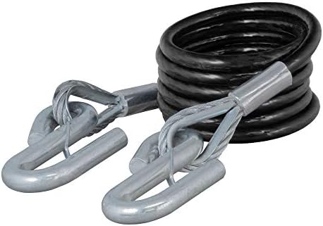 Curt Manufacturing Replacement 84-Inch Tow Bar Safety Cable with Hooks, 7500 lbs Capacity