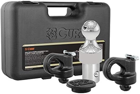 Curt Manufacturing OEM Puck 2-5/16 Inch Gooseneck Kit for Ford F-250/F-350, GM 2500/3500, Titan with 13 C and 16 C Bed Applications