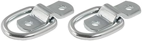 Curt Manufacturing 83731 1200 lb Capacity Zinc Plated D-Ring (2 Pack)
