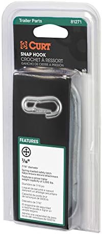 Curt Manufacturing Class 2 3500 GVWR Trailer Hitch Receiver with Safety Latch - Part 81271