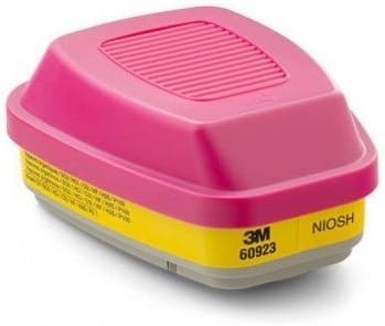 3M 60923 OV/AG/P100 Respirator Cartridges – Pack of 2 | Organic Vapor, Acid Gas & Particulate Protection