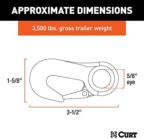 Curt Manufacturing Snap Hook with 5/8 Inch Eye - Part Number 81360