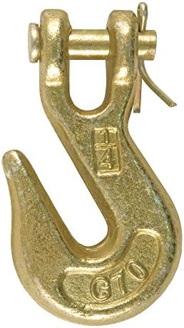 Curt Manufacturing 81502 1/4 Inch Clevis Grab Hook Grade for Heavy-Duty Towing