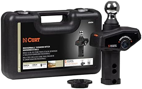 Curt Manufacturing Rockerball 2 5/16 Inch Cushion Hitch Gooseneck Ball (Part #60654)
