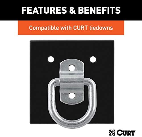 Curt Manufacturing Gloss Black Backing Plate for J600 and J704 Models - Part 83607