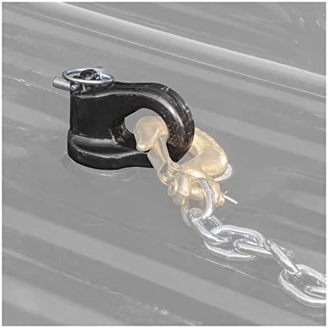Curt Manufacturing OEM Compatible Gooseneck Ball and Safety Chain Anchor Kit for Ford GMS Titan X D - Part 60692