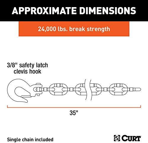 Curt Manufacturing 3/8 Inch x 31 Inch Grade 70 Plus Latch Chain - Part Number 80316