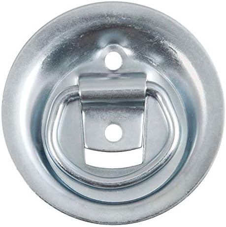 Curt Manufacturing 83710 1000 lb Capacity Zinc Plated 1/4 Inch Diameter D-Ring