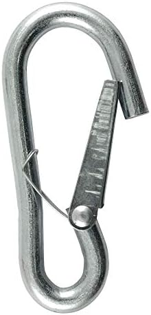 Curt Manufacturing 81266 3/8 Inch Snap Hook with Safety Latch, 2000 lbs Capacity