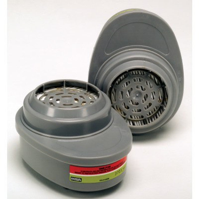 MSA Advantage® GME/P100 Respirator Cartridge – Multigas, Olive/Magenta, 2-Pack (815366)