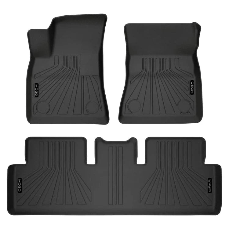 Husky Liner 70458 Front & Rear Floor Liners for Tesla Model 3, Black
