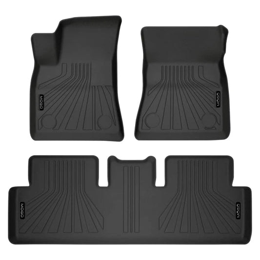 Husky Liner 70458 Front & Rear Floor Liners for Tesla Model 3, Black