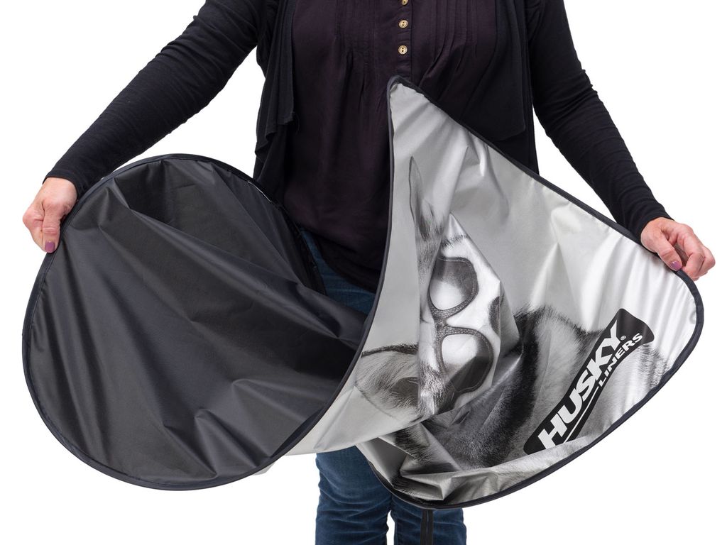 Husky Liner 97050 99C Universal Small Sunshade Grey