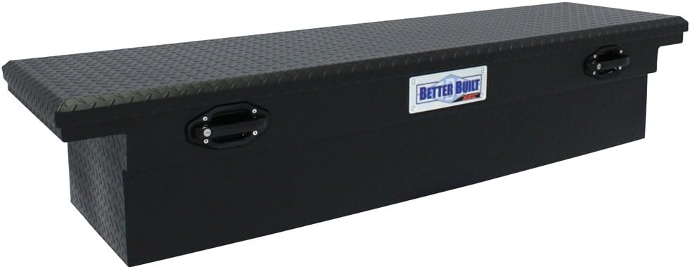 Better Built 70-Inch Crossover Single Lid Low Profile Truck Tool Box in Matte Black, Part Number 79211099