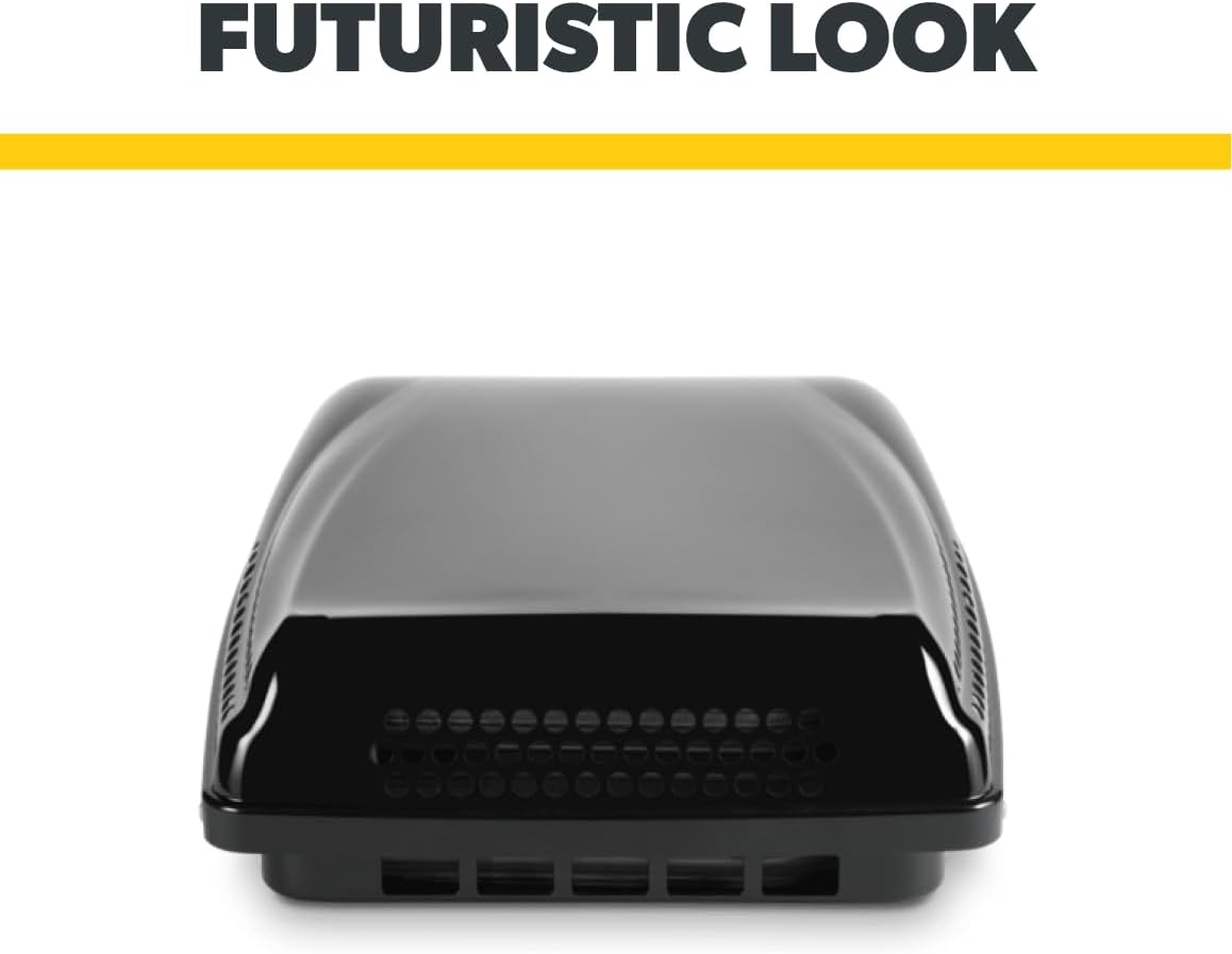 Dometic Penguin II 13,500 BTU Low Profile RV Air Conditioner – Black | Model 640315CXX1J0