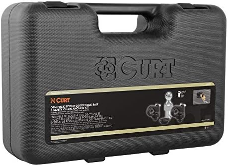 Curt Manufacturing OEM Compatible Gooseneck Ball and Safety Chain Anchor Kit for Ford GMS Titan X D - Part 60692