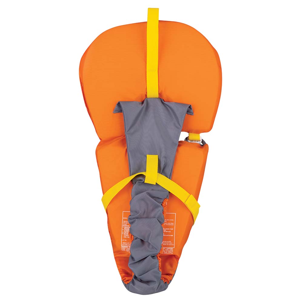 Full Throttle Baby-Safe Vest - Infant to 30lbs - Orange/Grey - Part No. 104000-200-000-14