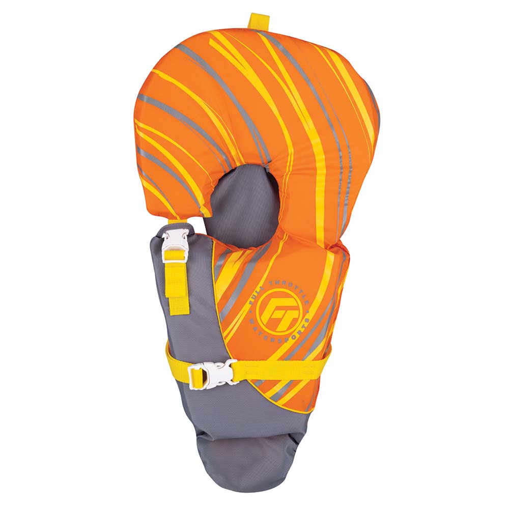 Full Throttle Baby-Safe Vest - Infant to 30lbs - Orange/Grey - Part No. 104000-200-000-14