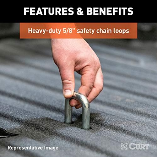 Curt Manufacturing 60633 OEM Style Gooseneck Hitch for Ram 2500/3500 with 32,500 lb GTW Capacity