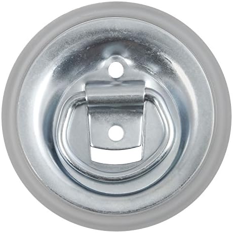 Curt Manufacturing 83710 1000 lb Capacity Zinc Plated 1/4 Inch Diameter D-Ring