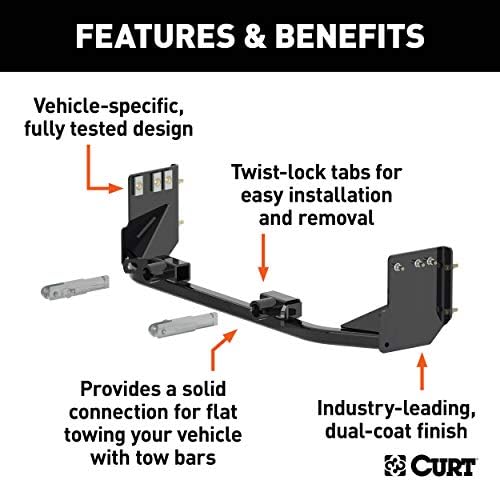Curt Manufacturing 70123 Cadillac SRX Towed Vehicle RV Harness