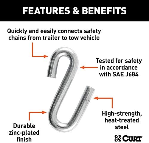 Curt Manufacturing 81620 17/32 Inch Certified Shook 7600 Gtw Bulk
