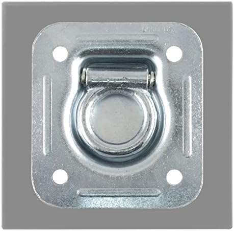 Curt Manufacturing 5000 lb Capacity Zinc Plated Recessed Floor and Wall Tie Down (Part #83600)