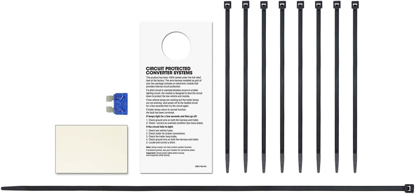 Curt Manufacturing 56466 Custom 7-Way RV Blade Harness for 2022 Kia Telluride, Palisade, and Hyundai Santa Fe with Tow Package