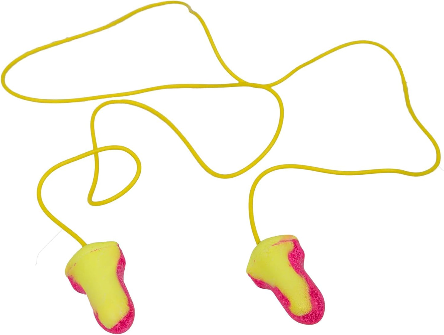 Honeywell Howard Leight LL-30 Laser Lite Corded Earplugs – 32 NRR, Disposable, Magenta/Yellow