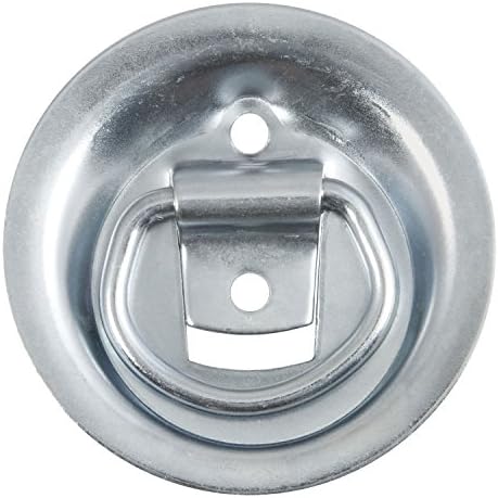 Curt Manufacturing 83710 1000 lb Capacity Zinc Plated 1/4 Inch Diameter D-Ring