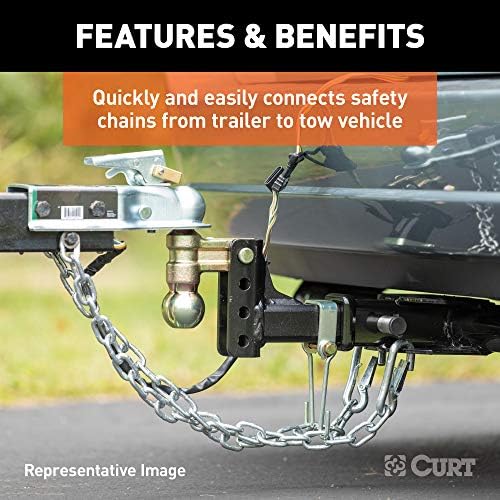Curt Manufacturing Class 2 3500 GVWR Trailer Hitch Receiver with Safety Latch - Part 81271