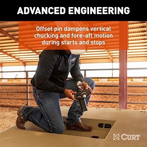 Curt Manufacturing Rockerball 2 5/16 Inch Cushion Hitch Gooseneck Ball (Part #60654)