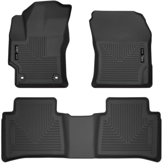 Husky Liner Weatherbeater Series Front and Second Seat Floor Liners for 2023 Toyota Corolla Sedan