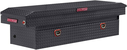 Weather Guard 127 - 6 - 03 Saddle Box – 72" Aluminum Truck Tool Box for Full - Size Trucks - Autosphere