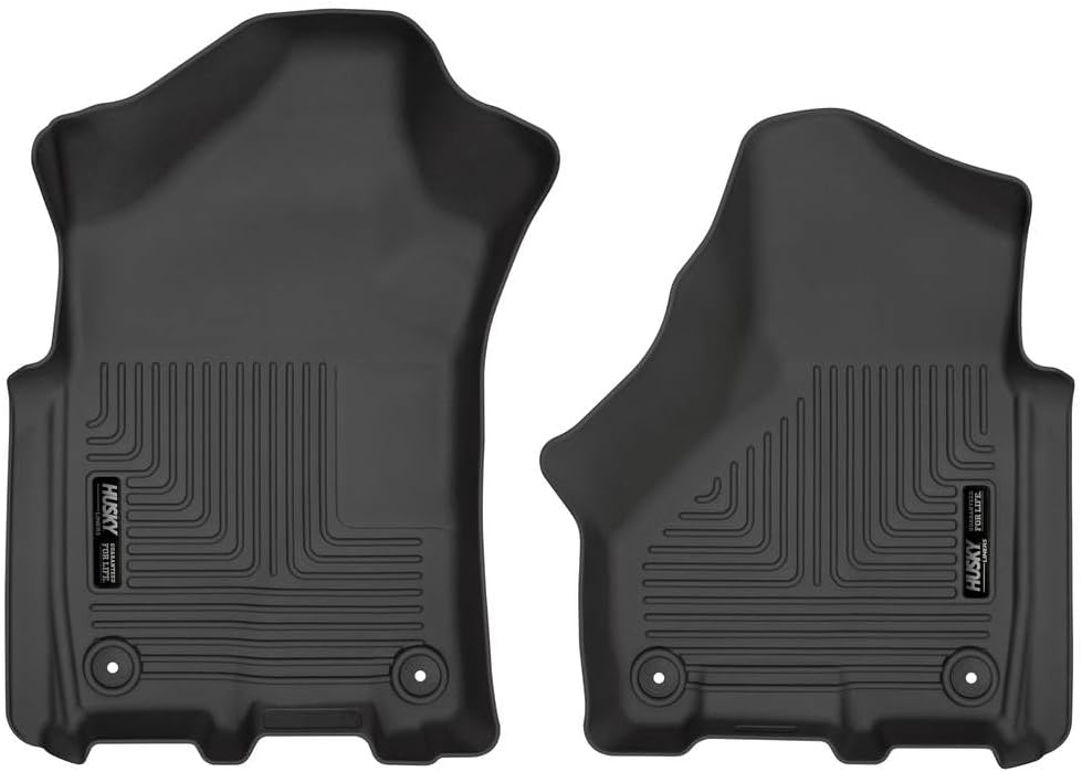 Husky Liner Weatherbeater Series Front & Second Seat Floor Liners for 2019 RAM 2500 New Body Style – Black