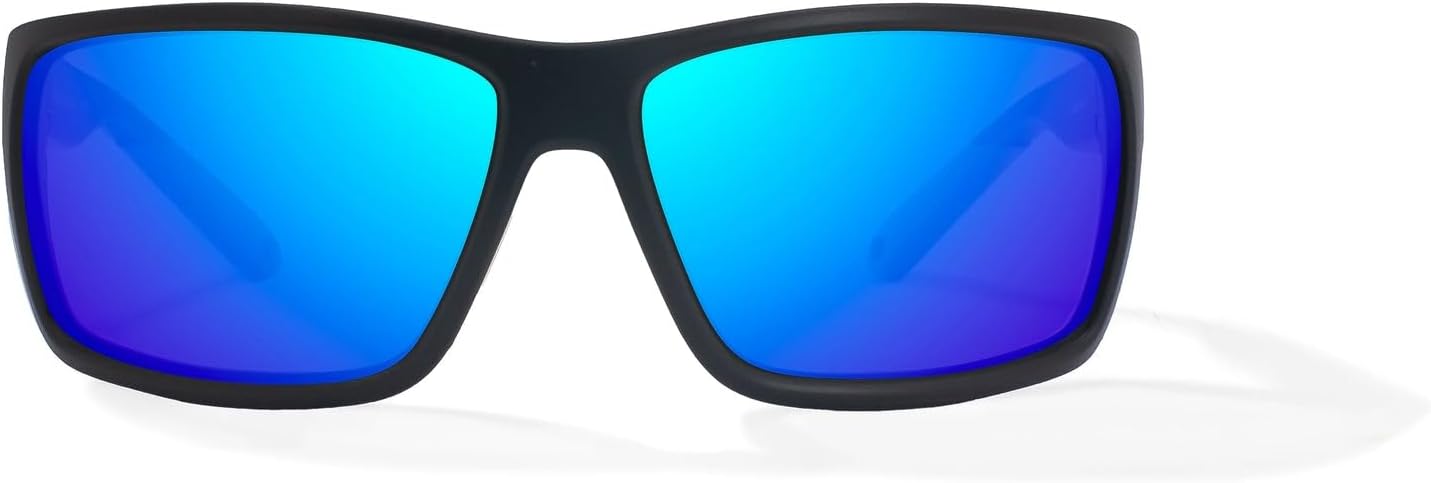 Bajio Sunglasses Bales Beach Blue Mirror Glass Black - Stylish and Durable Eyewear