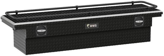 UWS/United Welding Services Secure Lock Low Profile 72-Inch Toolbox in Black (Part Number: SL-72-LP-BLK)