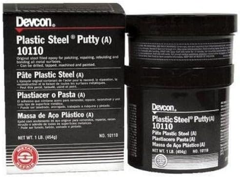 Devcon Epoxy Putty, 1 Pound - Dark Grey, Metal-Filled, Putty Form, Water Resistant