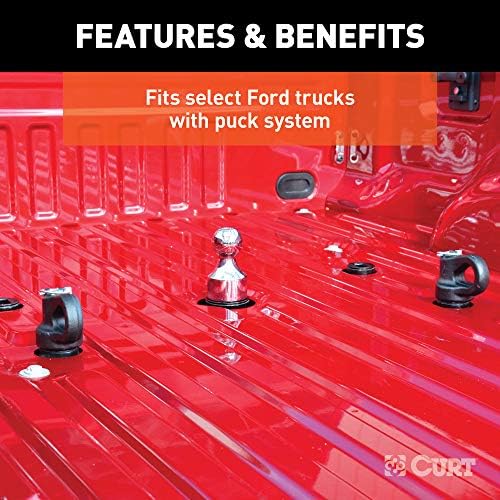 Curt Manufacturing 60627 2 5/16-Inch OEM Style Gooseneck Hitch Ball for Trucks Without Puck System