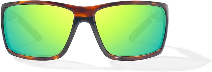 Bajio Sunglasses Bales Beach Green Mirror Glass Brown Tort Gloss