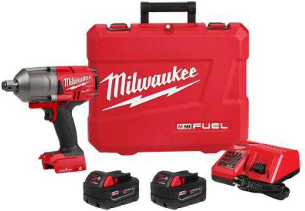 Milwaukee 2864-22R 18V Brushless 3/4'' High-Torque Impact Wrench w/ Friction Ring – Black and Red