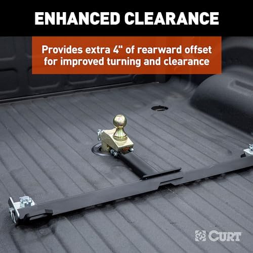 Curt Manufacturing Multifit OEM Puck System Gooseneck Ball with 4-Inch Offset - Part Number 60663