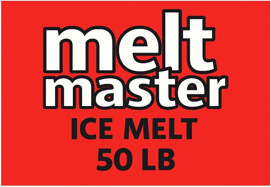 Melt Master Rock Salt Pallet – Bulk Sodium Chloride Ice Melt | Melts to 5°F | Commercial Grade 50 lb Bags | Easy-to-Spread Deicer