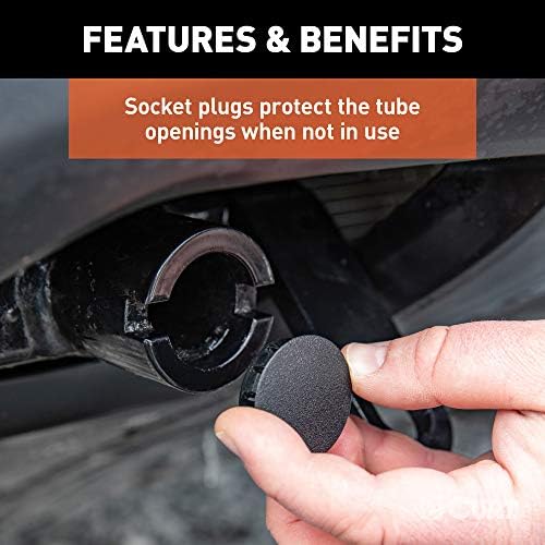 Curt Manufacturing 70102 Custom Tow Bar Base Plate for 2007-2018 Jeep Wrangler JK Models (Excluding Rubicon and Hard Rock)